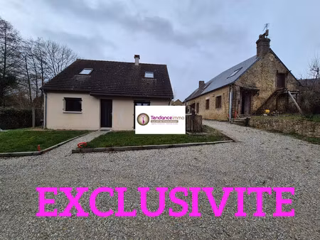 ensemble de 2 maisons – pavillon rénové + longère à rénov