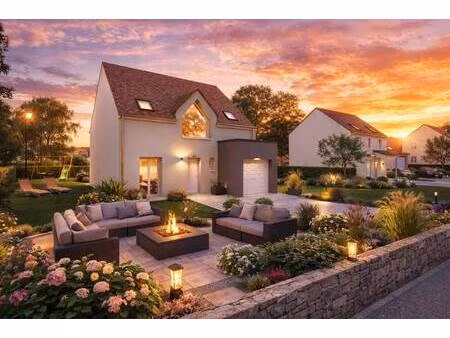 terrain avec maison neuve à vendre