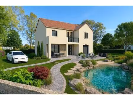 terrain avec maison neuve à vendre