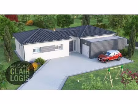 terrain avec maison neuve à vendre