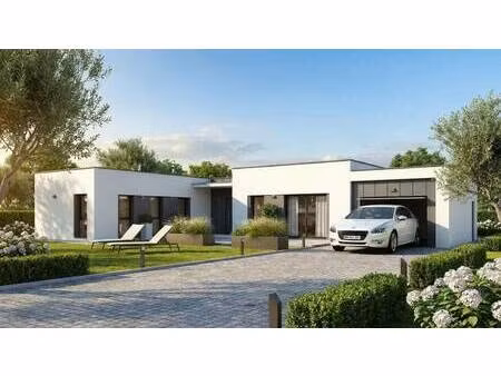 terrain avec maison neuve à vendre