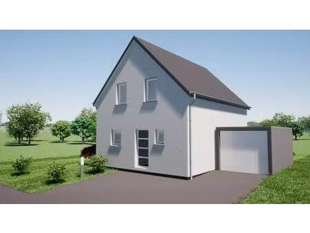 terrain avec maison neuve à vendre