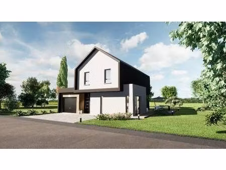 terrain avec maison neuve à vendre