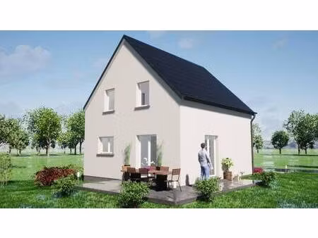 terrain avec maison neuve à vendre