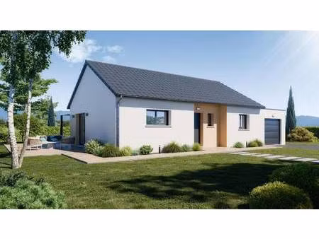 terrain avec maison neuve à vendre