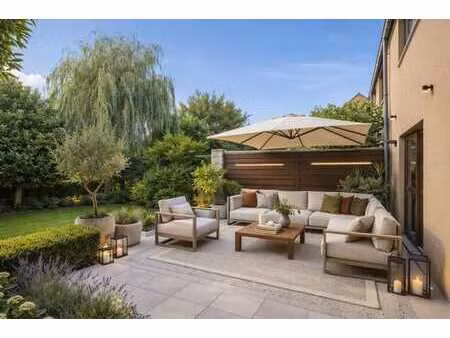 jette  maison 3 façades  4ch. terrasse  jardin et garage