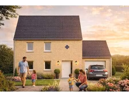 terrain à bâtir à hennuyères projet m f4 (permis en cours)