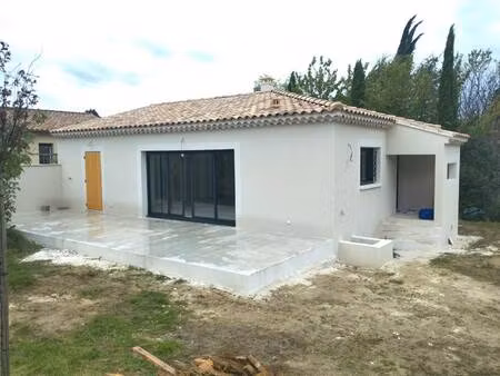 terrain avec maison neuve à vendre