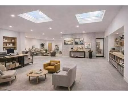 ixelles – grand espace professionnel casco ±200 m² arrière