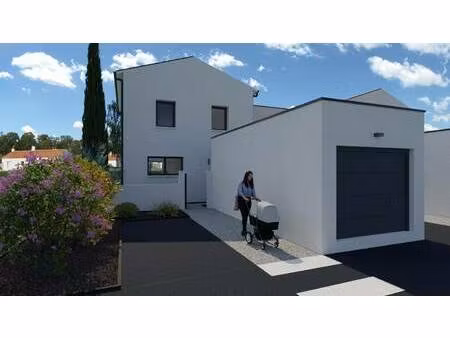 terrain avec maison neuve à vendre