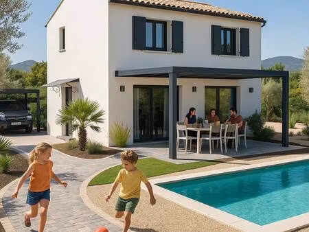 terrain avec maison neuve à vendre