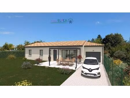 terrain avec maison neuve à vendre