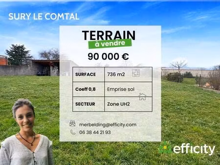 terrain constructible à vendre