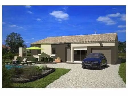 terrain avec maison neuve à vendre