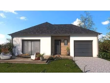 terrain avec maison neuve à vendre