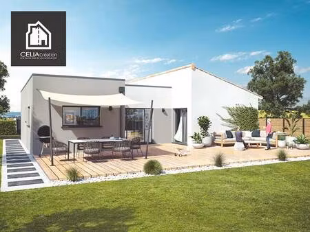 terrain avec maison neuve à vendre