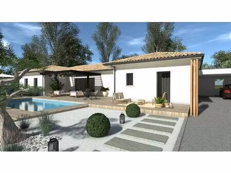 terrain avec maison neuve à vendre