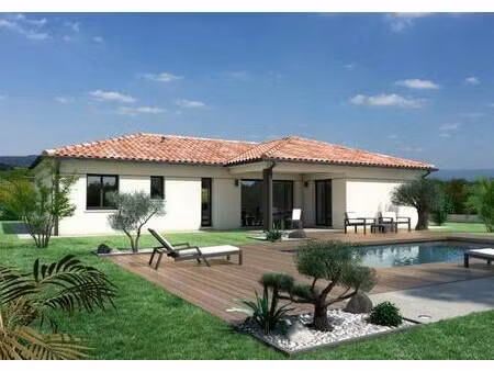 terrain avec maison neuve à vendre