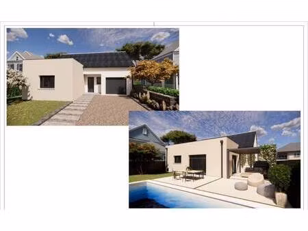 terrain avec maison neuve à vendre