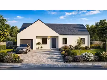 terrain avec maison neuve à vendre