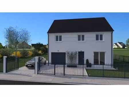 terrain avec maison neuve à vendre