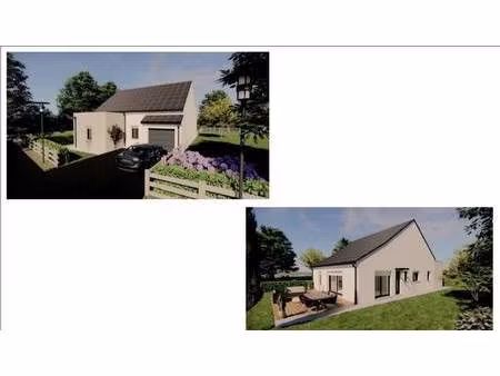 terrain avec maison neuve à vendre