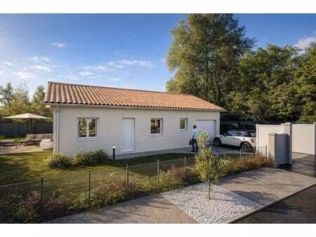 terrain avec maison neuve à vendre