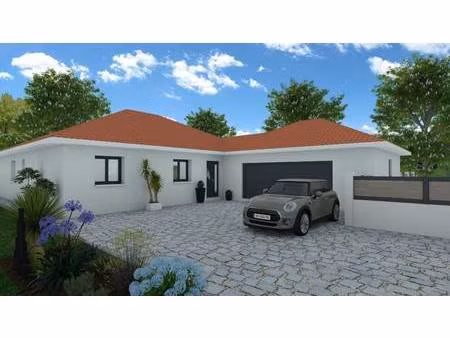 terrain avec maison neuve à vendre