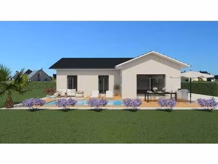 terrain avec maison neuve à vendre