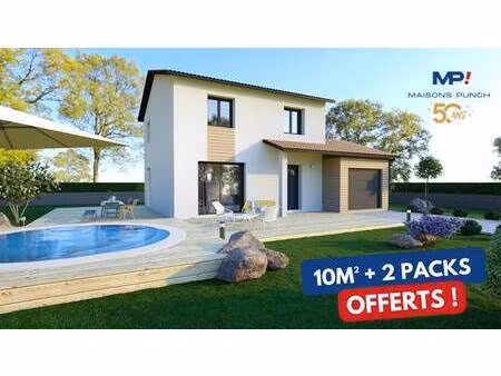 terrain avec maison neuve à vendre