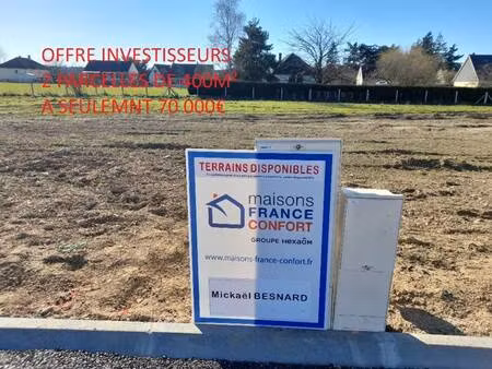 terrain constructible à vendre
