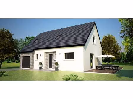 terrain avec maison neuve à vendre