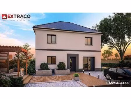 terrain avec maison neuve à vendre