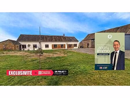 vente longère et corps de ferme à savigné-l'évêque (72460) : à vendre / 171m² savigné-l'év