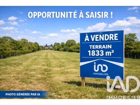 vente terrain 1833 m² bouillancourt-la-bataille (80500)