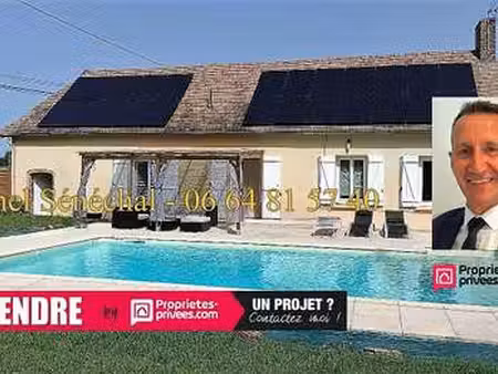 vente longère et corps de ferme piscine à brette-les-pins (72250) : à vendre piscine / 126