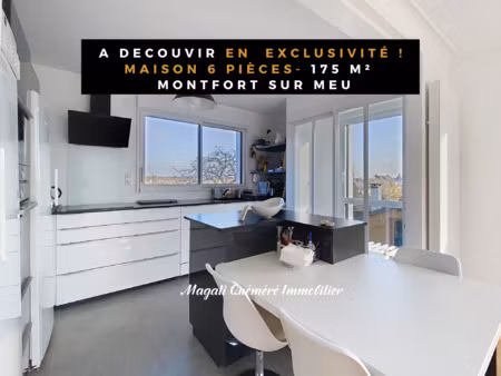 exclusivite - maison 6 p entièrement rénovée- 175 m2 - montf