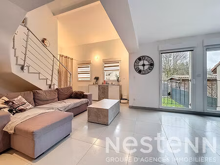 appartement sainte barbe 4 pièces - duplex - deux chambres - cave - stationnements