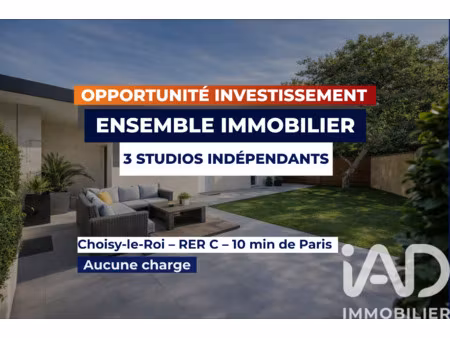 vente immeuble 52 m² choisy-le-roi (94600)