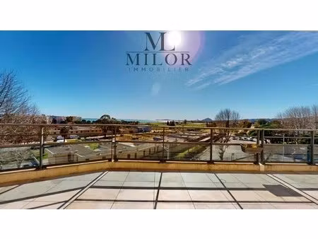 villa sur le toit – vue panoramique mer – terrasses 141 m² – garages – cagnes-sur-mer