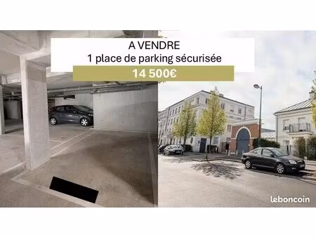 place de parking en sous sol sécurisé avec caméra (11 m²)