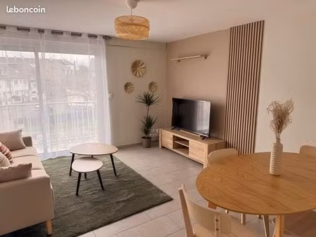 t3 lumineux 60 m² – proche iut / université / proche commodités – clé en main  posez vos v