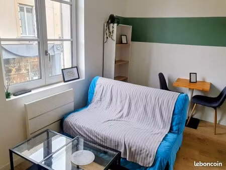 studio meublé - 16 m² - angers la doutre (bail étudiant)