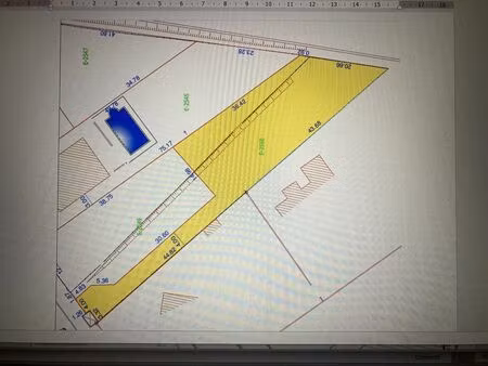 vente terrain 913 m² cazouls-lès-béziers (34370)