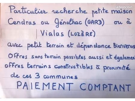 recherche petite maison cendras 30480