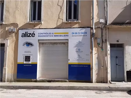 location locaux professionnels 2 pièces 53 m² à ales (30100)  320 €