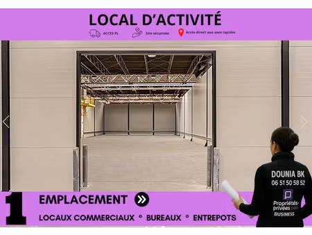 location locaux professionnels 480 m² à montataire (60160)  2 730 €