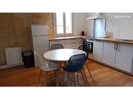 libourne t3 47m2 meublé refait à neuf