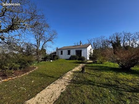 maison de plain-pied rénovée  3 chambres avec grand terrain  calme absolu