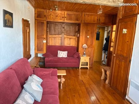 ? auron – studio chaleureux esprit chalet – résidence azur neige (bâtiment le vens) – à en